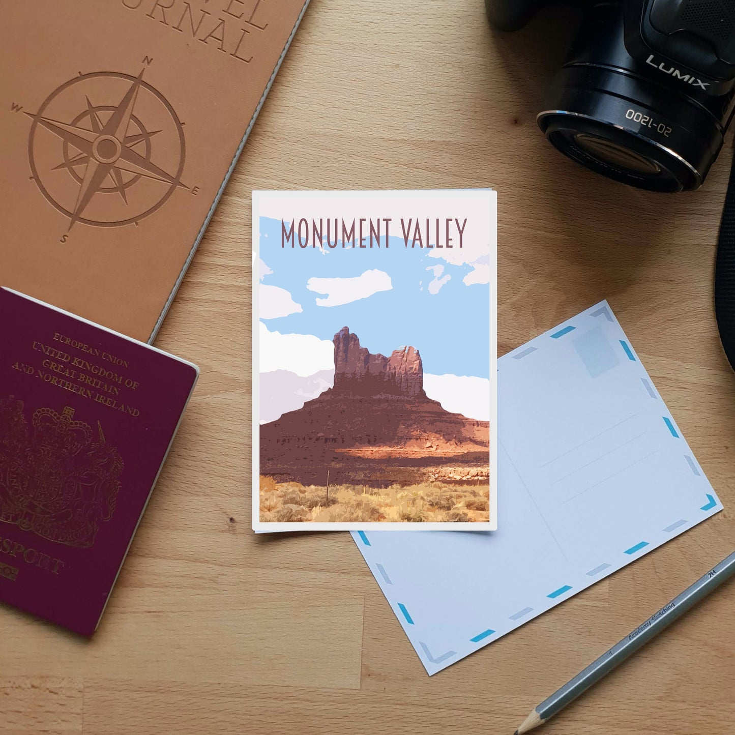 Monument Valley Travel Poster