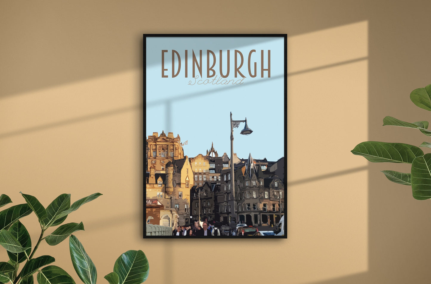 Edinburgh Travel Poster