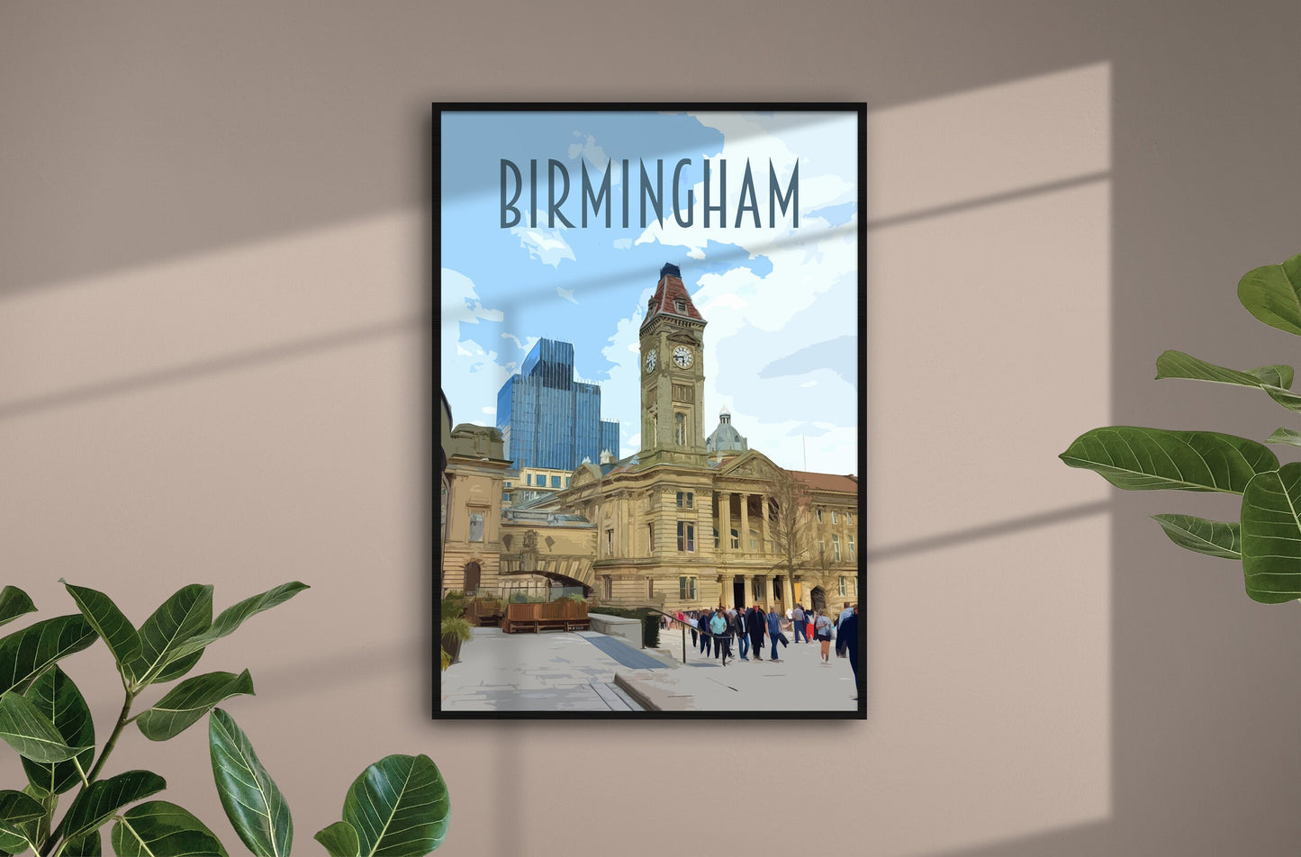 Birmingham Travel Poster