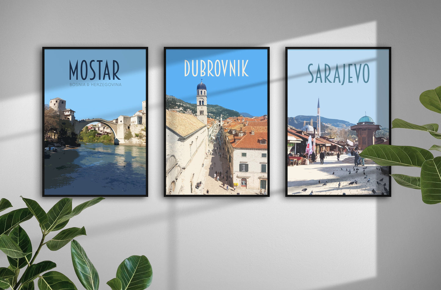 Mostar Travel Poster