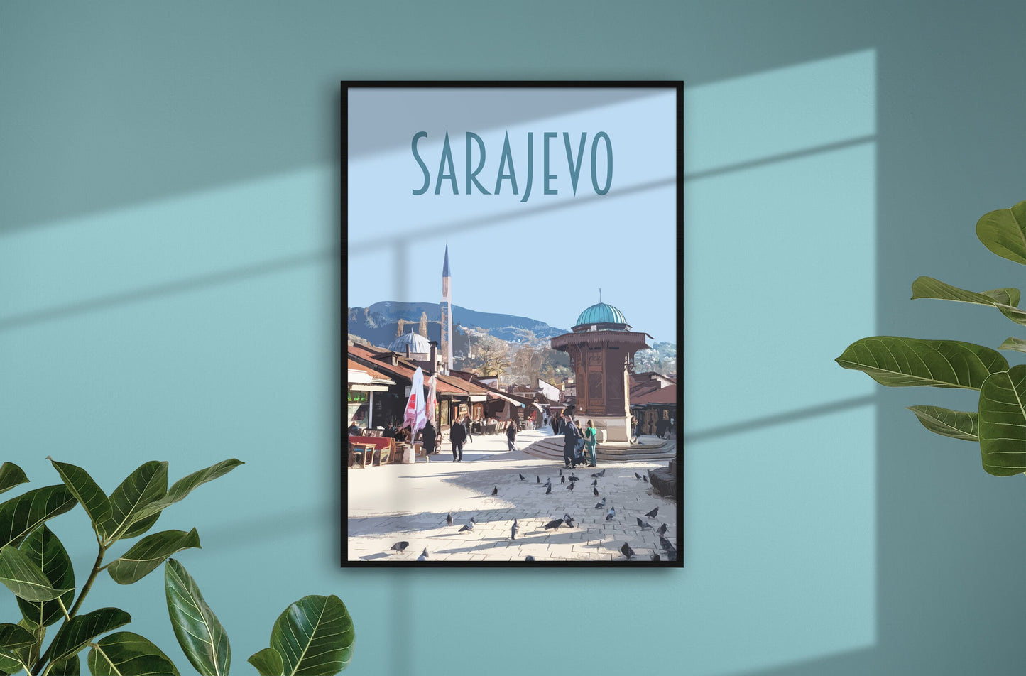 Sarajevo Travel Poster