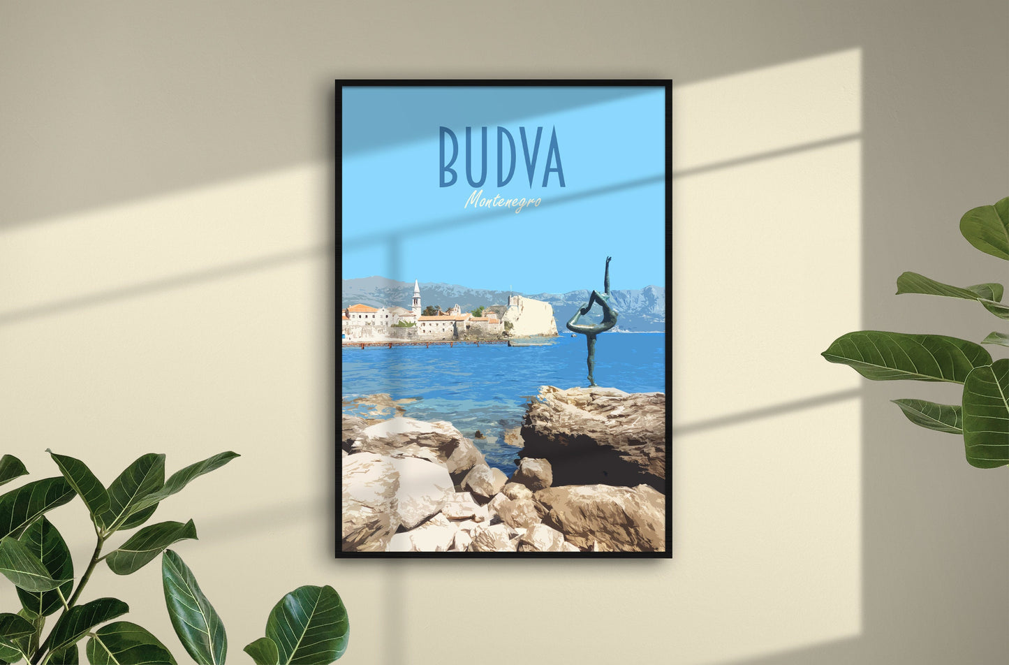 Budva Travel Poster