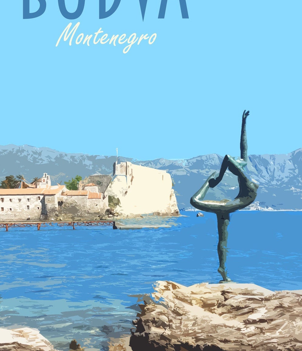 Budva Travel Poster