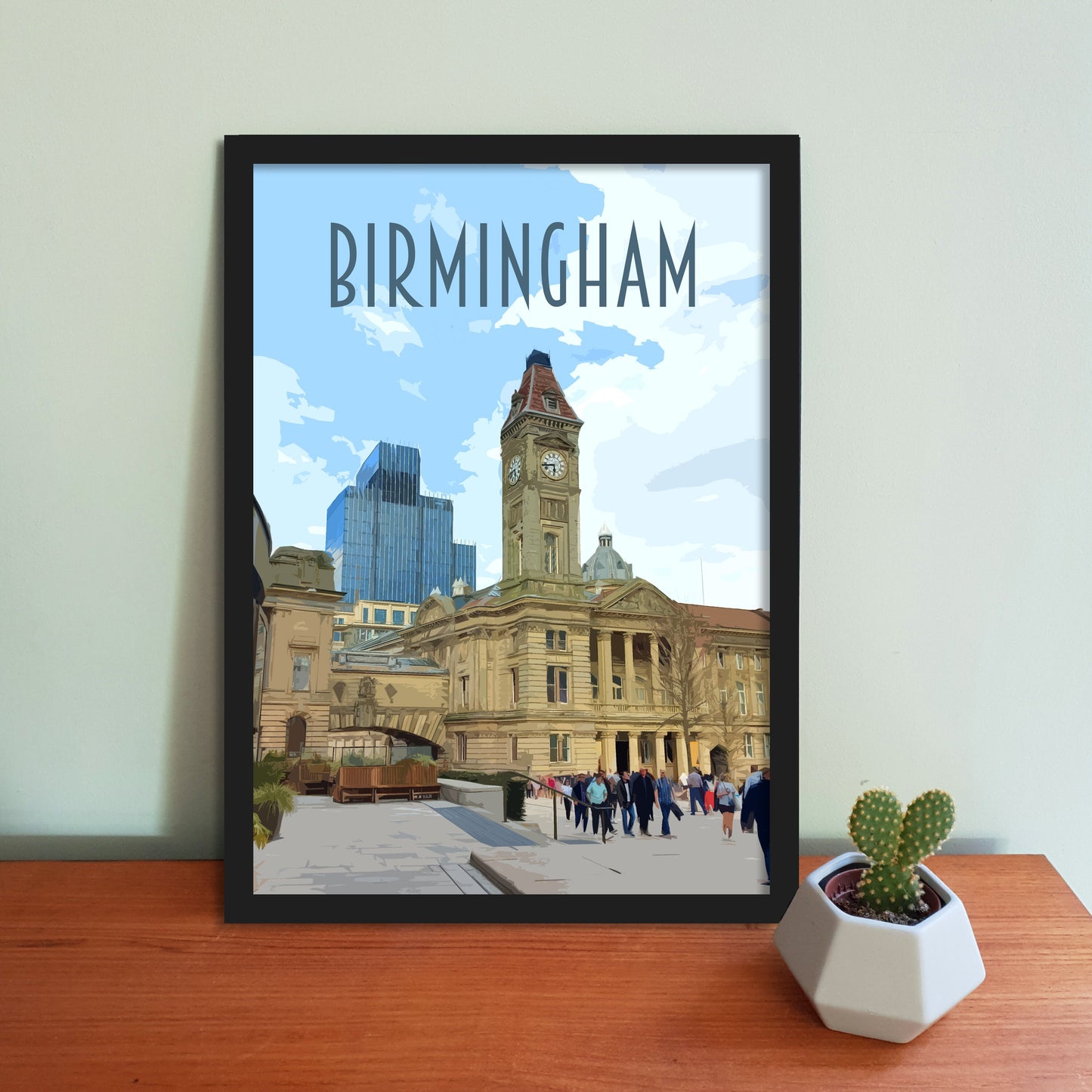 Birmingham Travel Poster