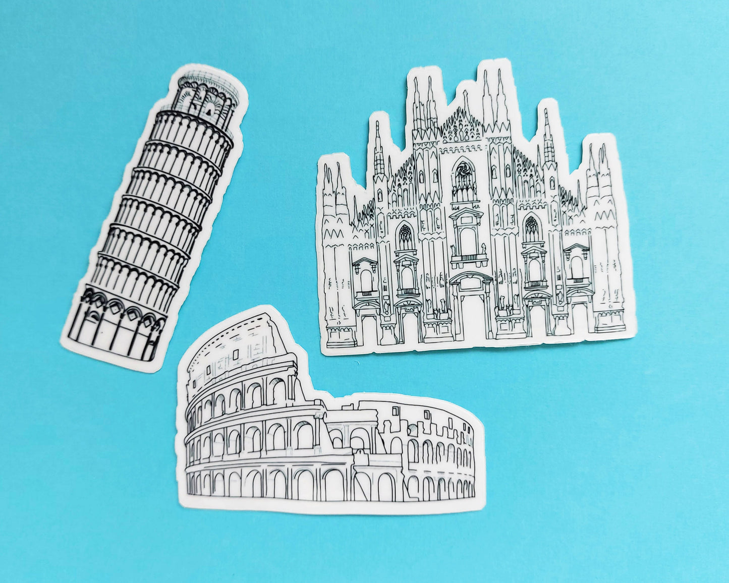 Italy Landmark Stickers