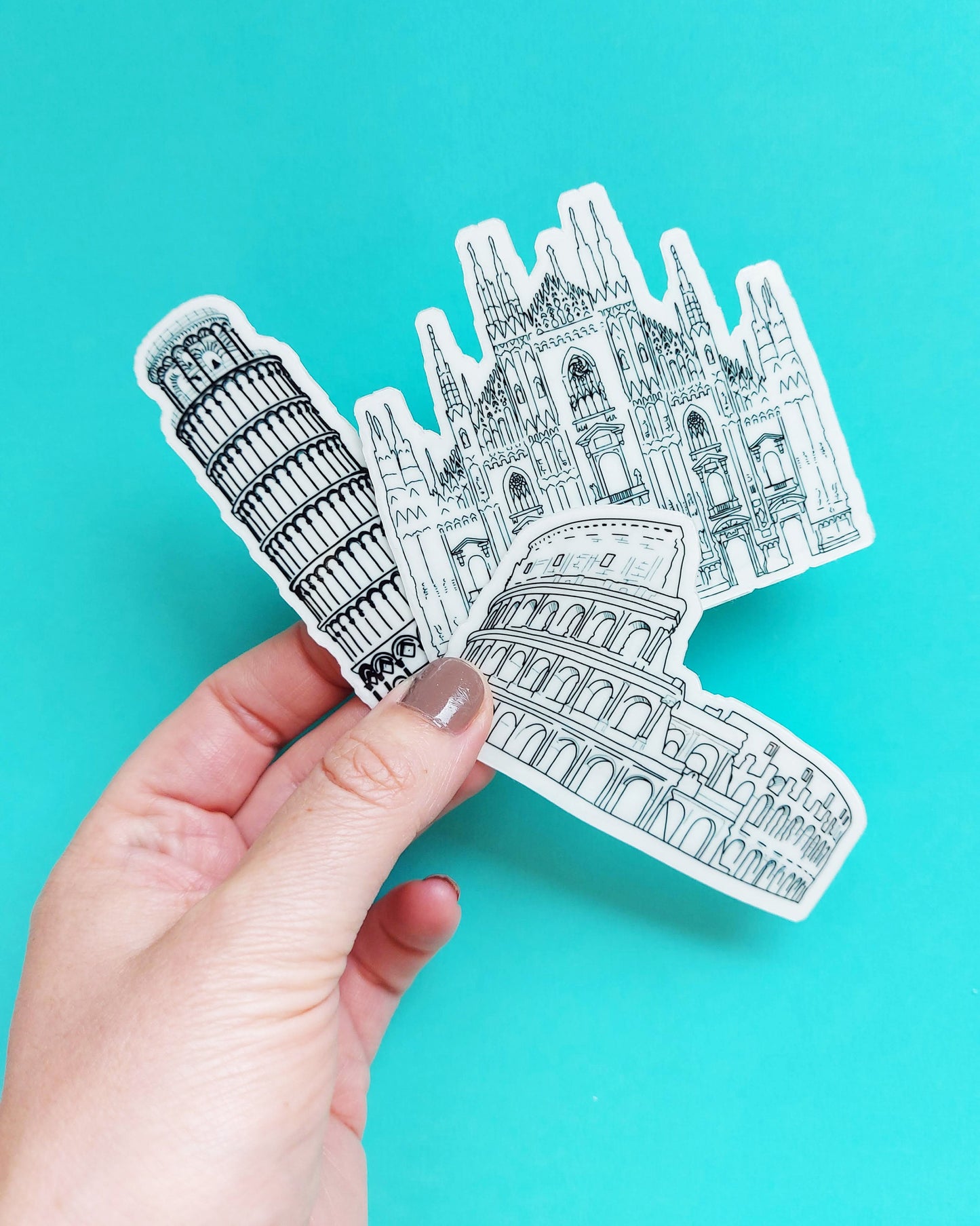 Italy Landmark Stickers