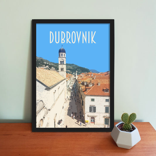 Dubrovnik Travel Poster