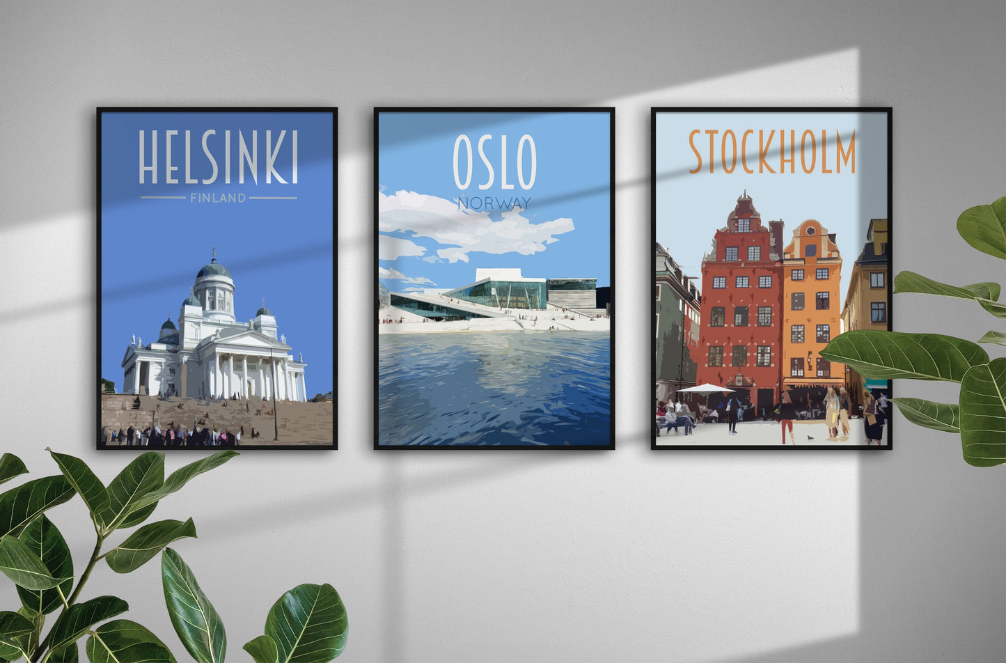Oslo Travel Poster