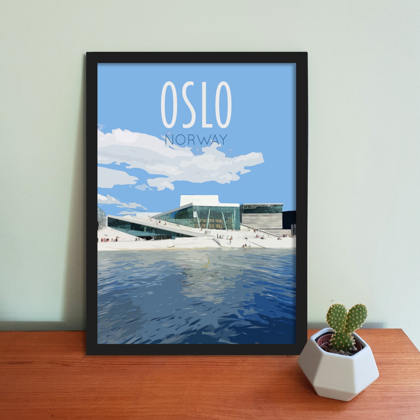 Oslo Travel Poster