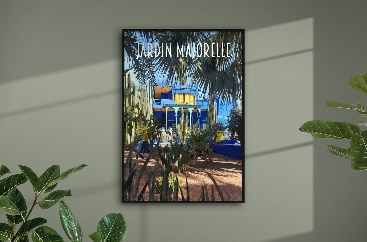 Jardin Majorelle Travel Poster