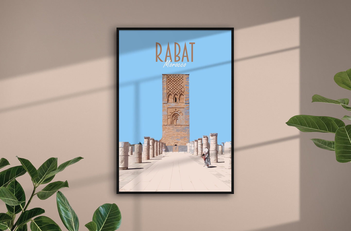 Rabat Travel Poster