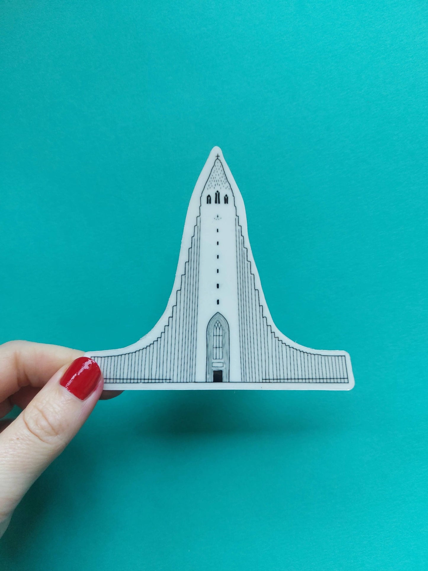 Hallgrimskirkja Reykjavik Church Sticker