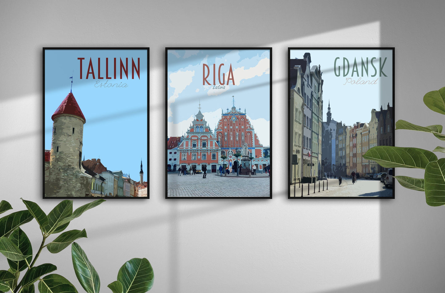 Riga Travel Poster