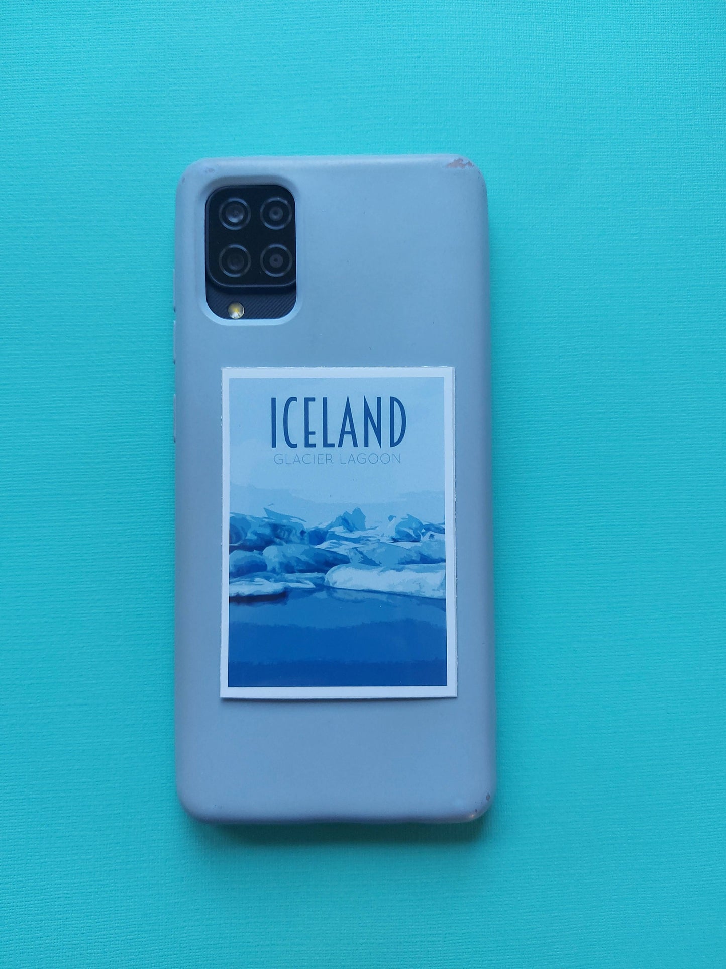 Iceland Poster Sticker