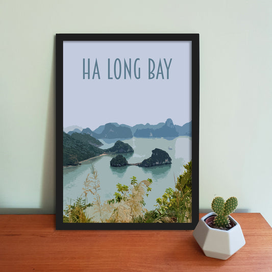 Ha Long Bay Travel Poster