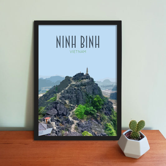 Ninh Binh Travel Poster