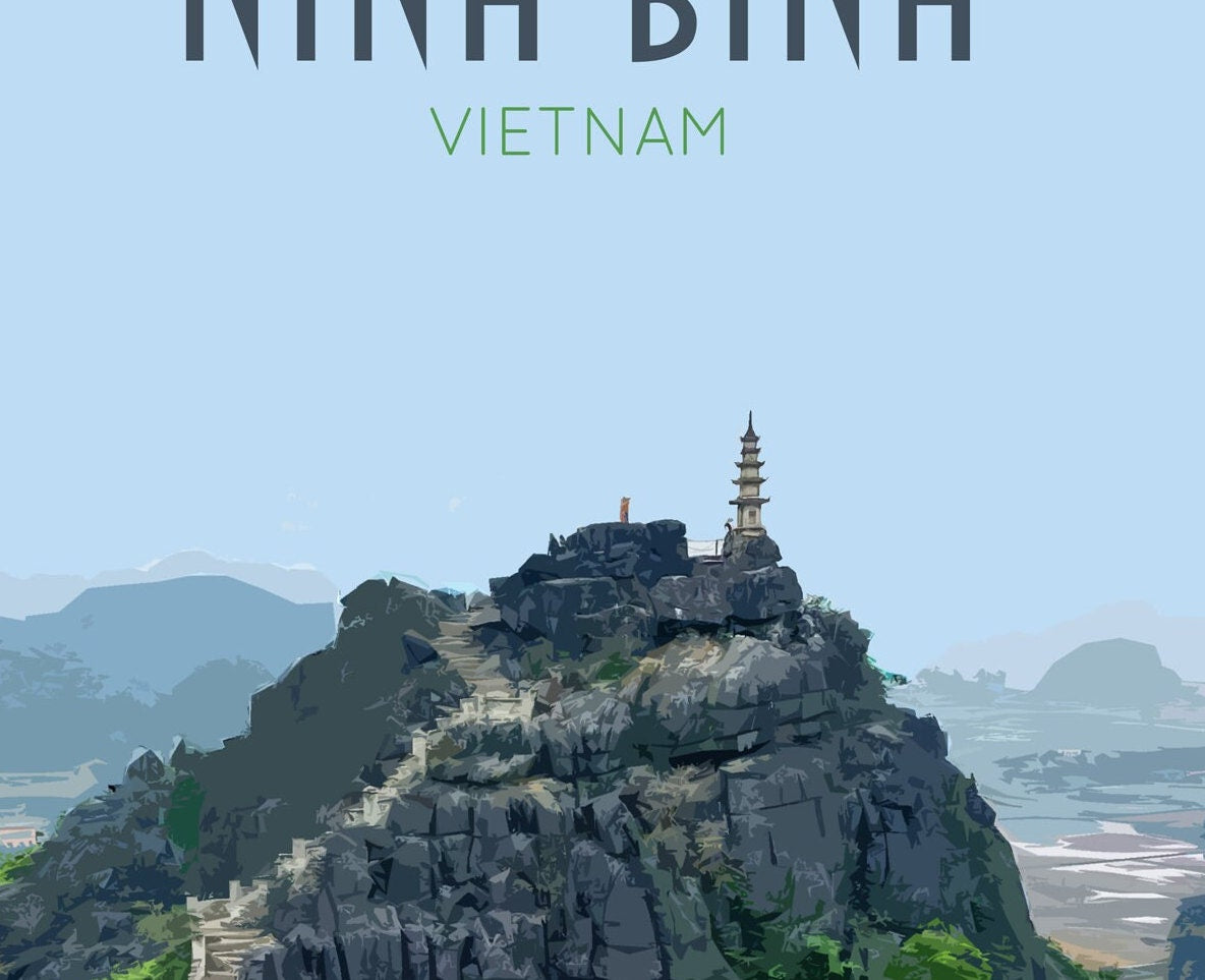 Ninh Binh Travel Poster