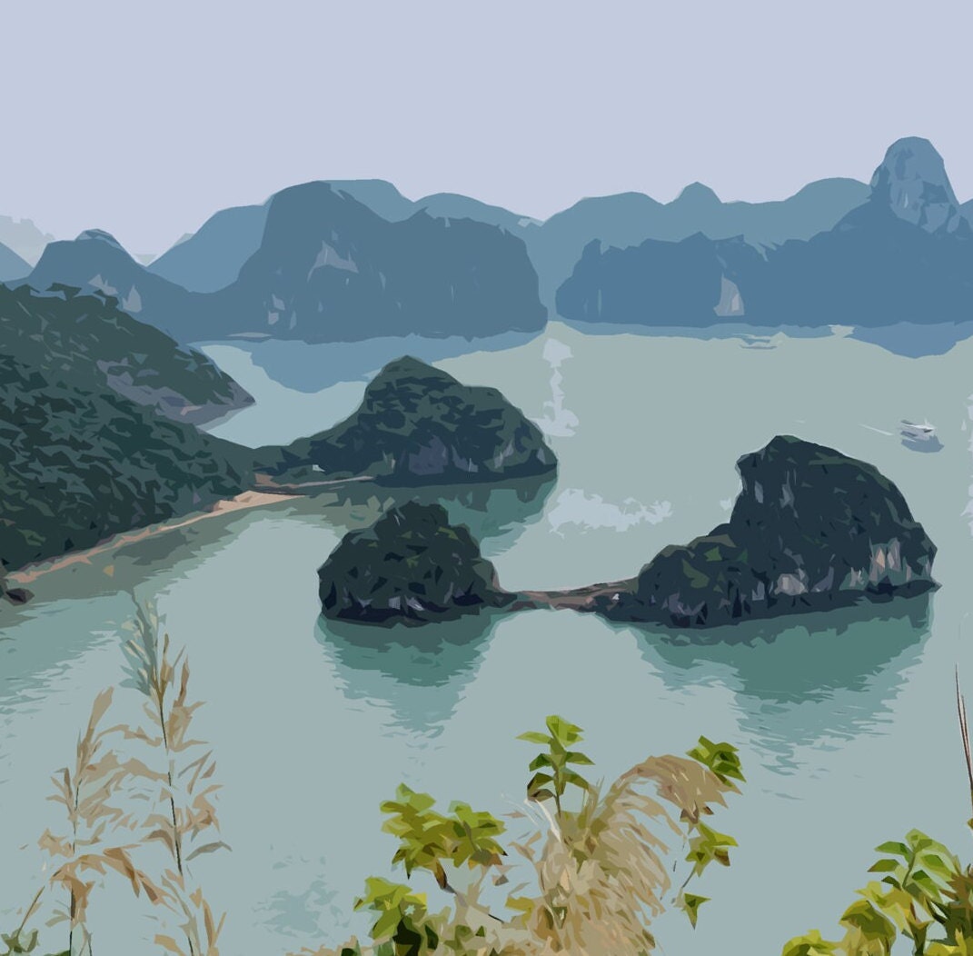 Ha Long Bay Travel Poster