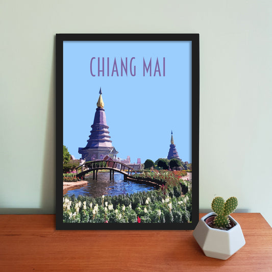 Chiang Mai Travel Poster