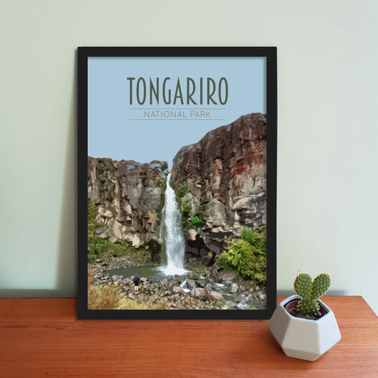 Tongariro Travel Poster