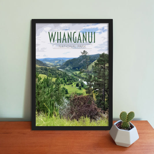 Whanganui Travel Poster