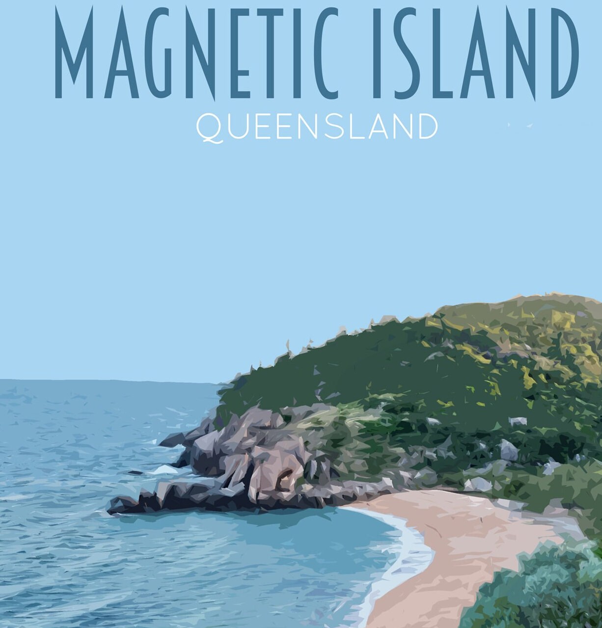 Magnetic Island Travel Poster