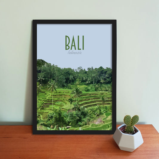 Bali Travel Poster