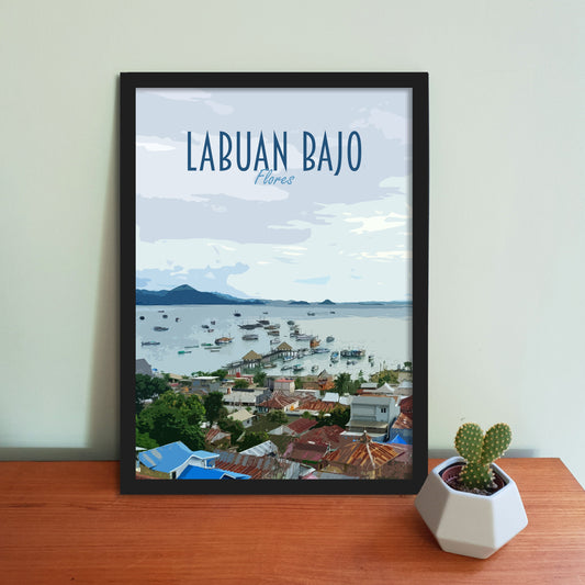 Labuan Bajo Travel Poster