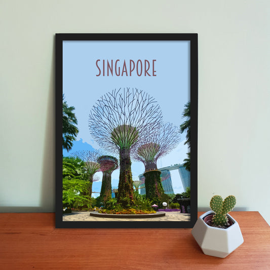 Singapore Travel Poster