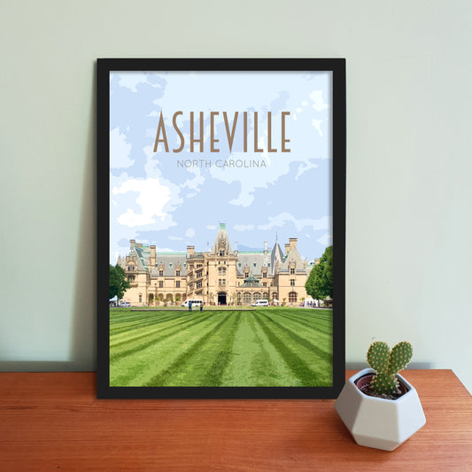 Asheville Travel Poster