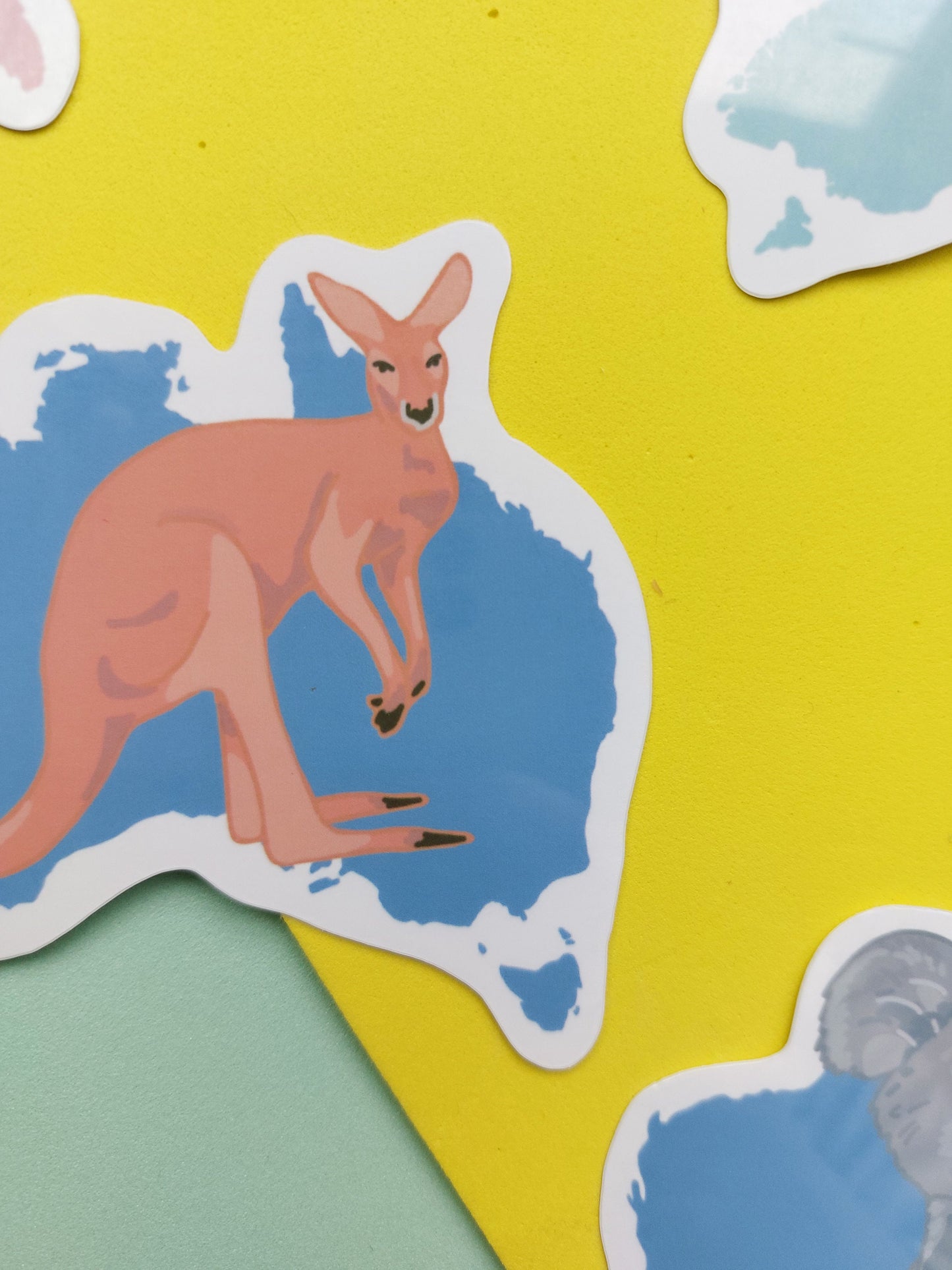 Australia Kangaroo Sticker