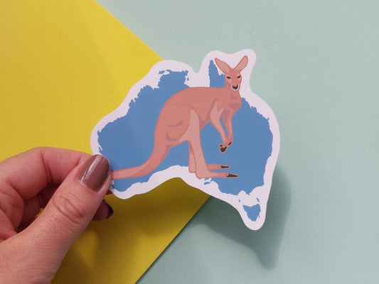 Australia Kangaroo Sticker
