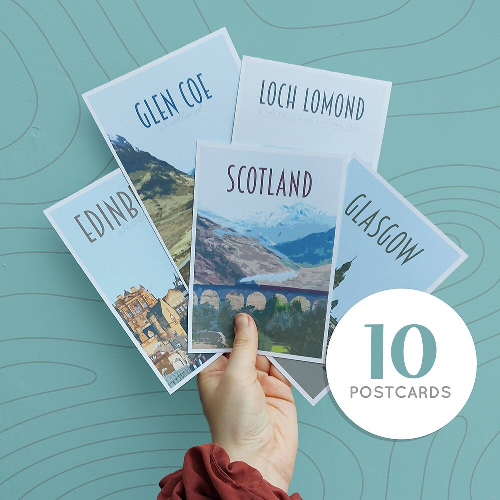 Scotland Postcards Pack