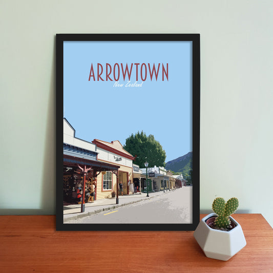 Arrowtown Travel Poster