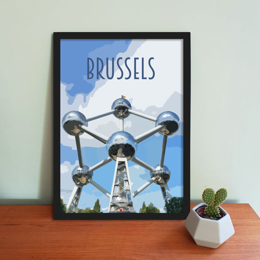 Brussels Travel Poster