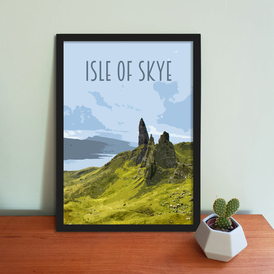 Isle of Skye Travel Poster