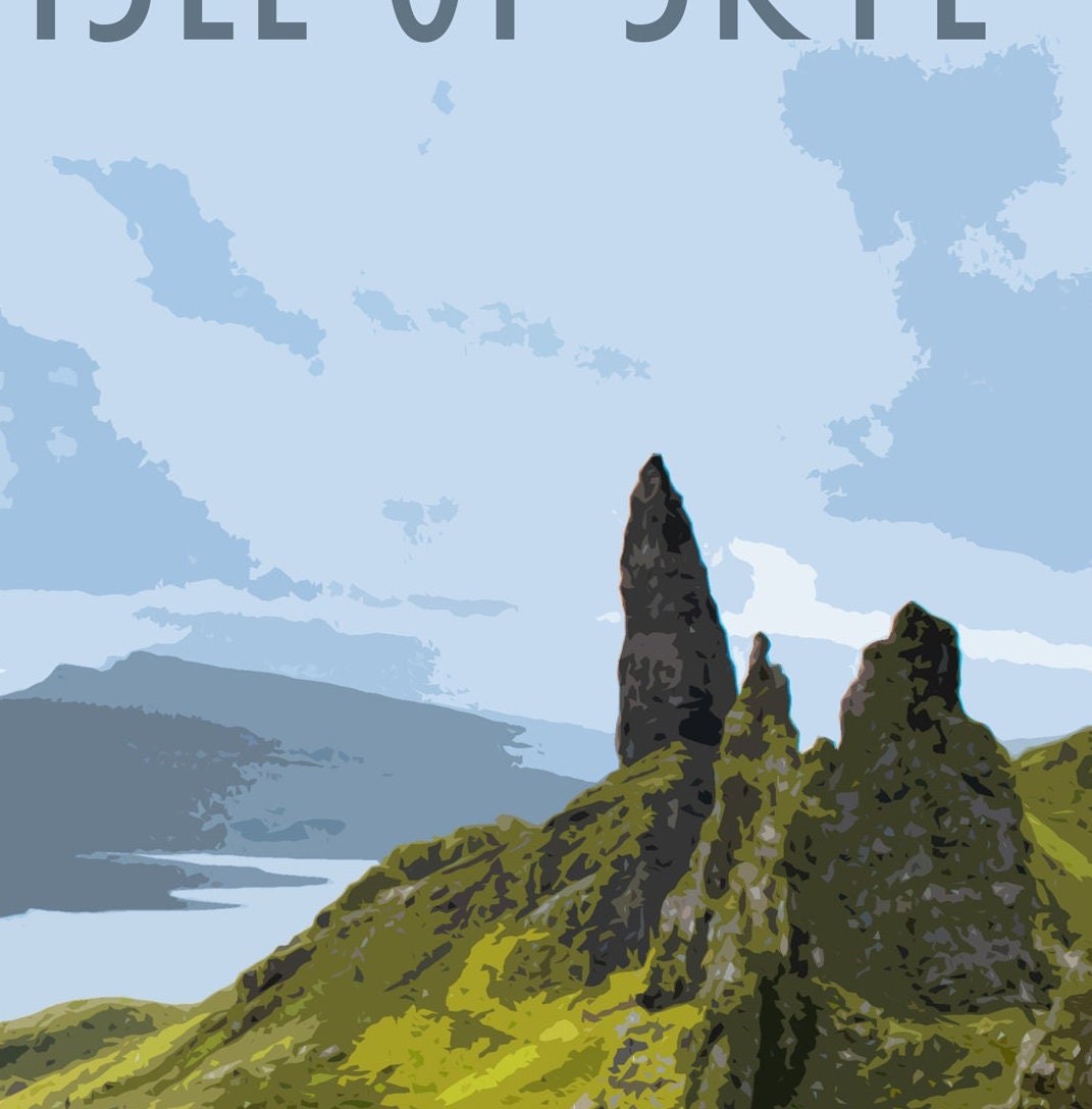 Isle of Skye Travel Poster