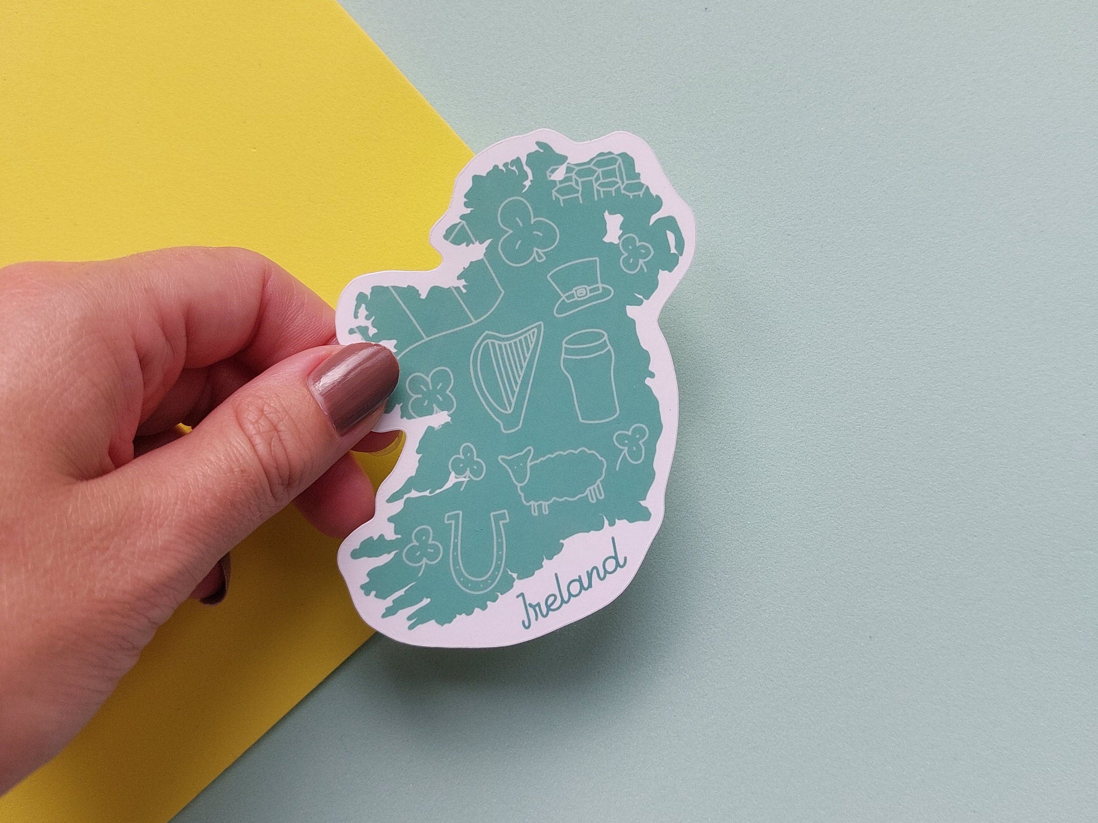 Ireland Map Sticker Ireland Sticker – Where's Clare