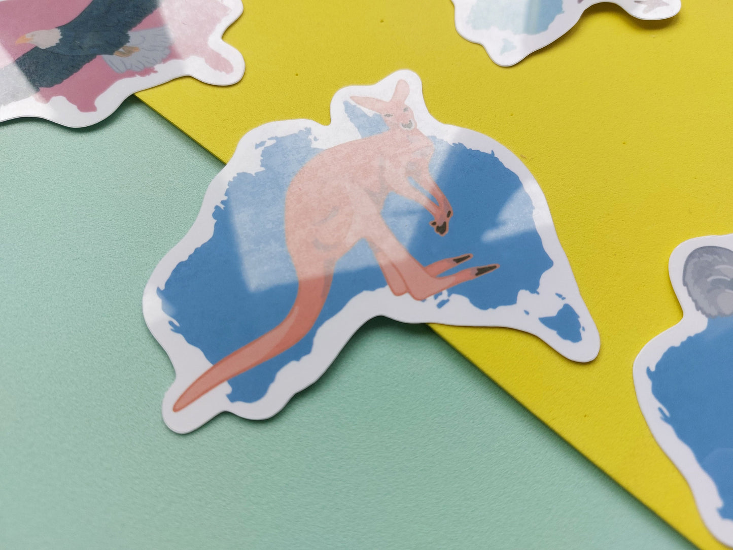 Australia Kangaroo Sticker