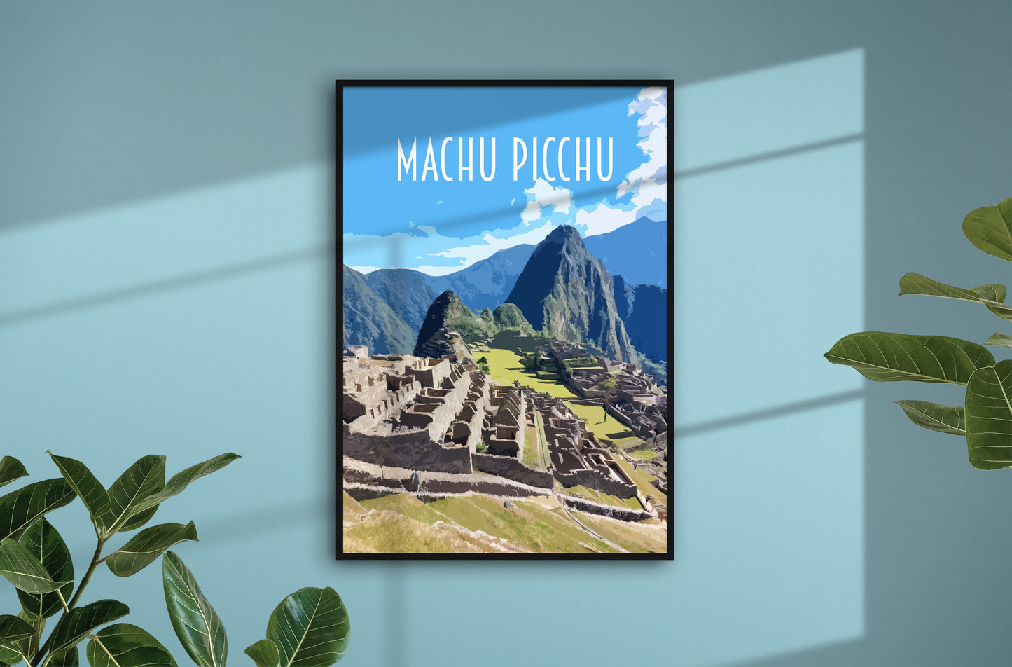 Machu Picchu Travel Poster