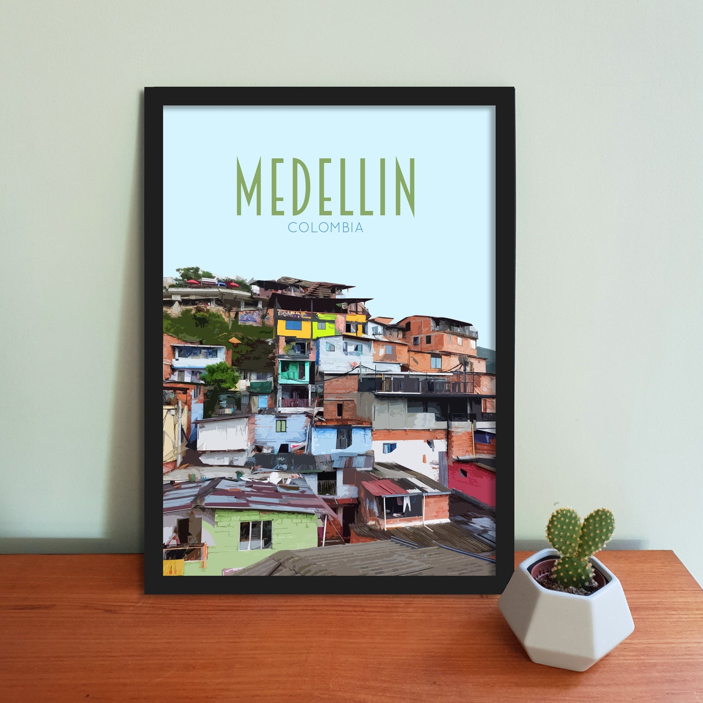 Medellin Travel Poster