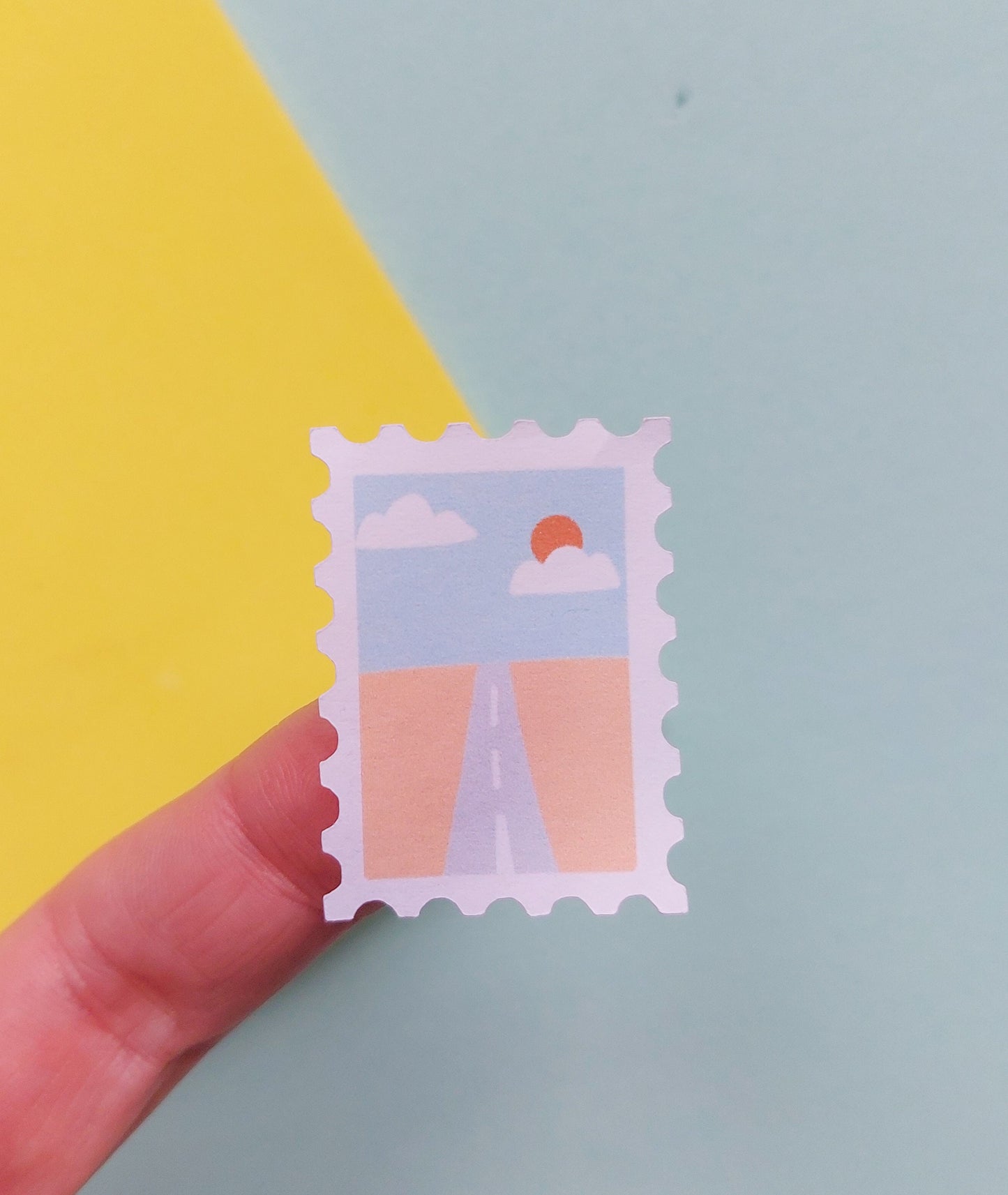 Travel Stamp Sticker Sheet