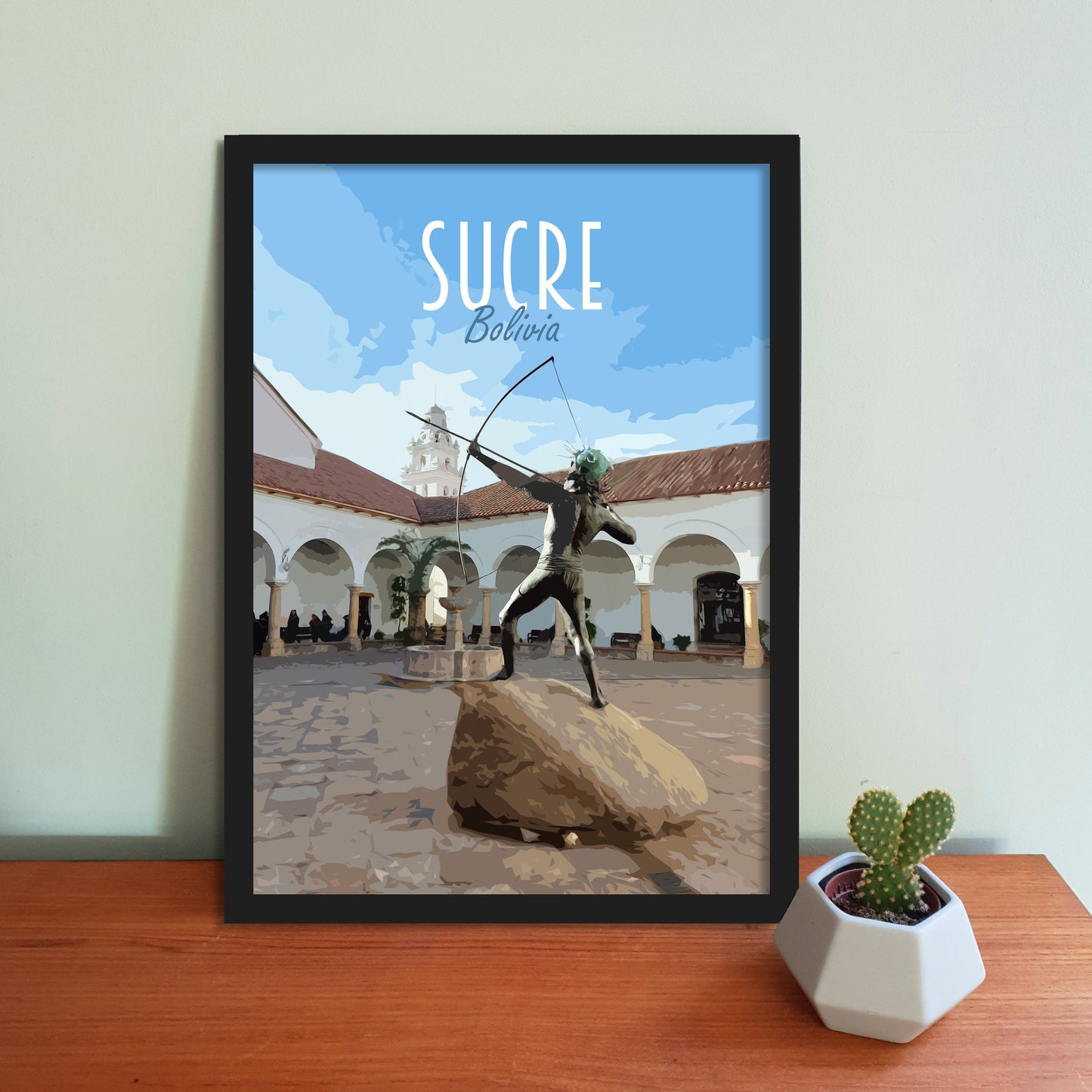 Sucre Travel Poster