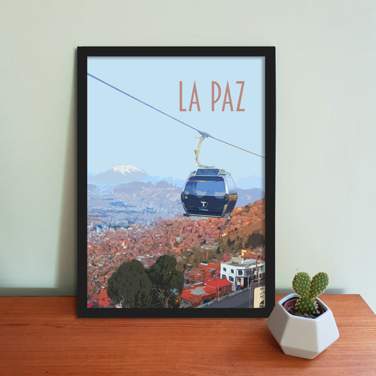 La Paz Travel Poster
