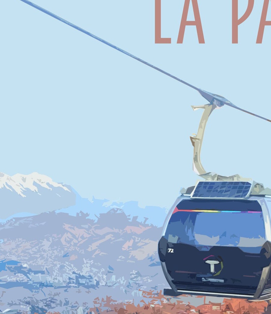 La Paz Travel Poster