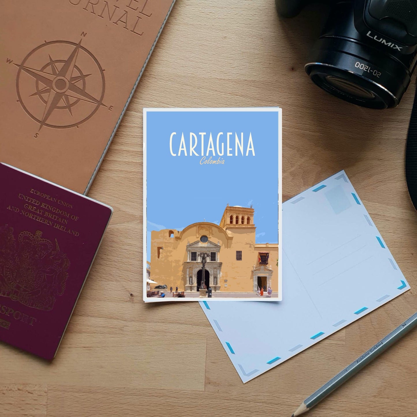 Cartagena Travel Poster