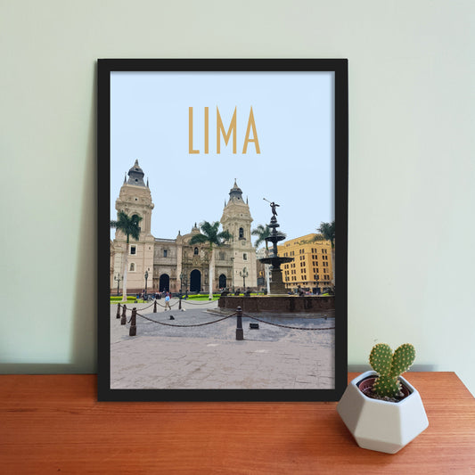 Lima Travel Poster