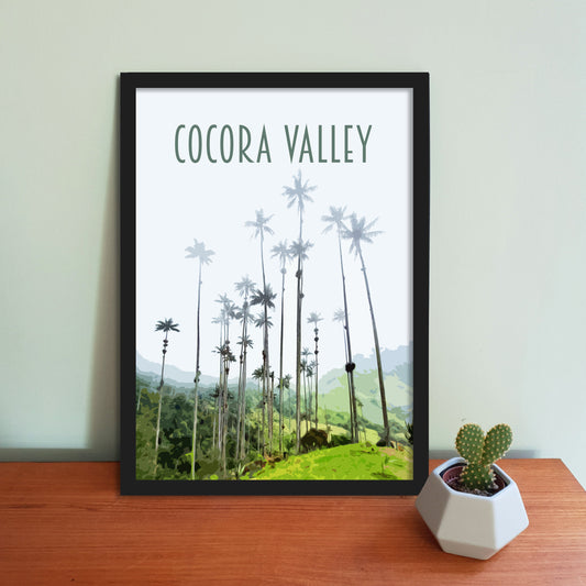 Cocora Valley Travel Poster