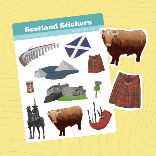 Scotland Sticker Sheet