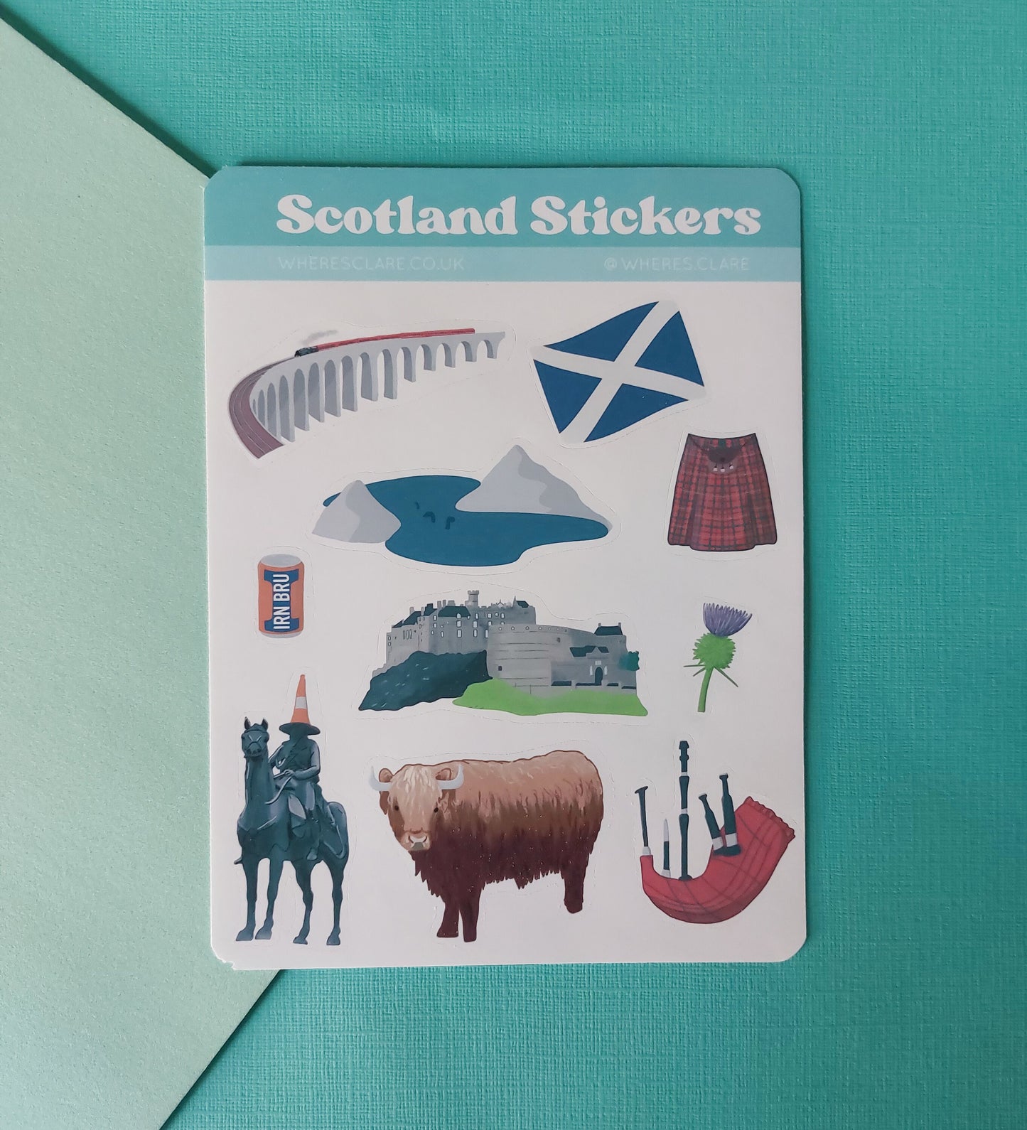 Scotland Sticker Sheet